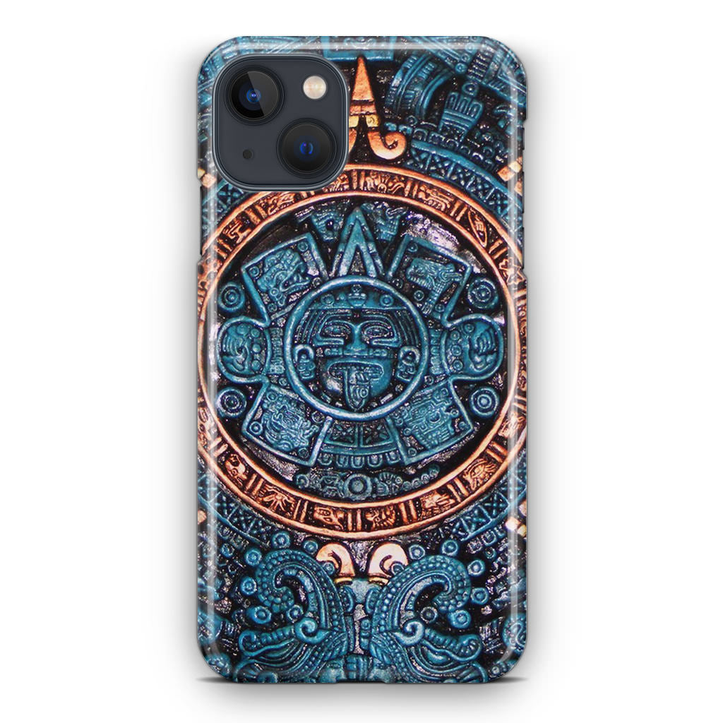 Aztec Calendar iPhone 14 / 14 Plus Case