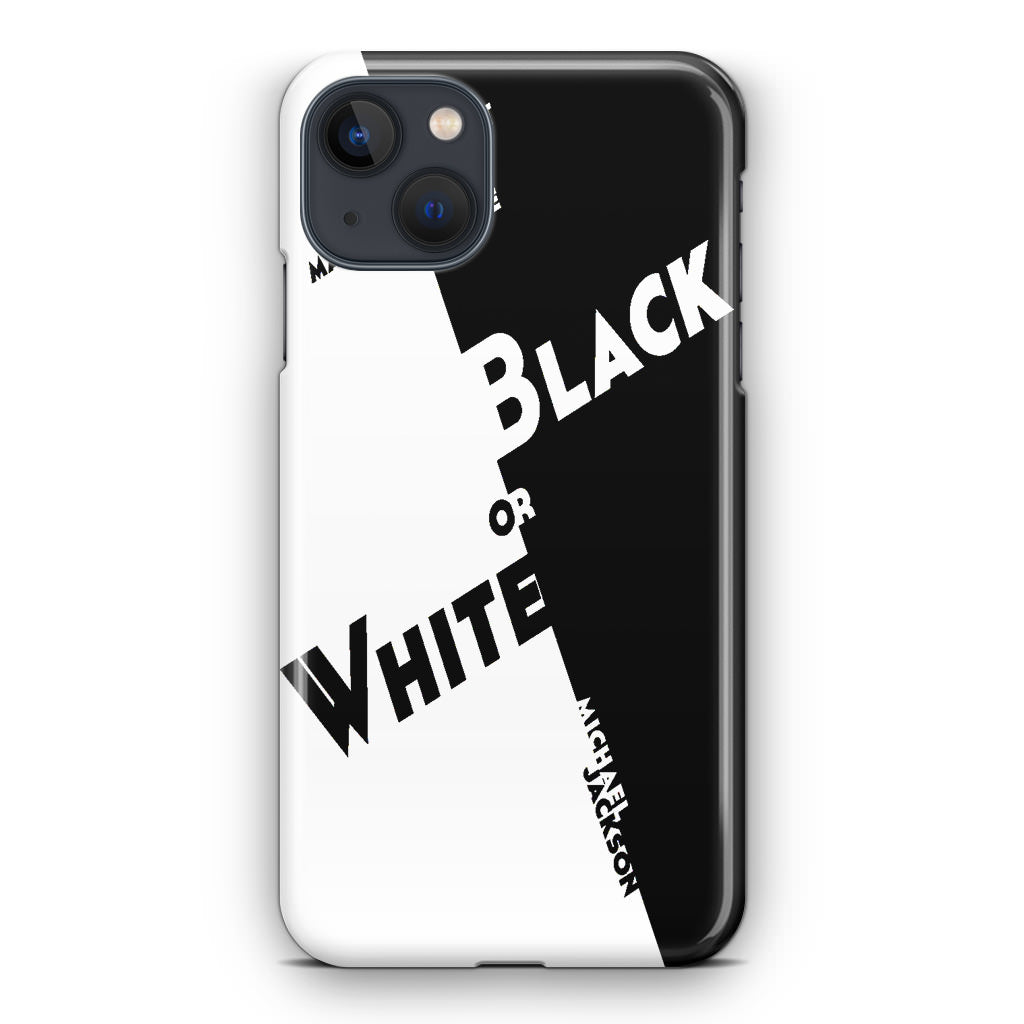 Black Or White Michael Jackson iPhone 14 / 14 Plus Case