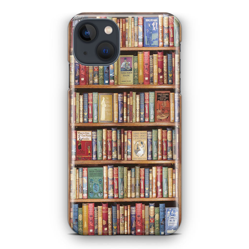 Bookshelf Library iPhone 14 / 14 Plus Case