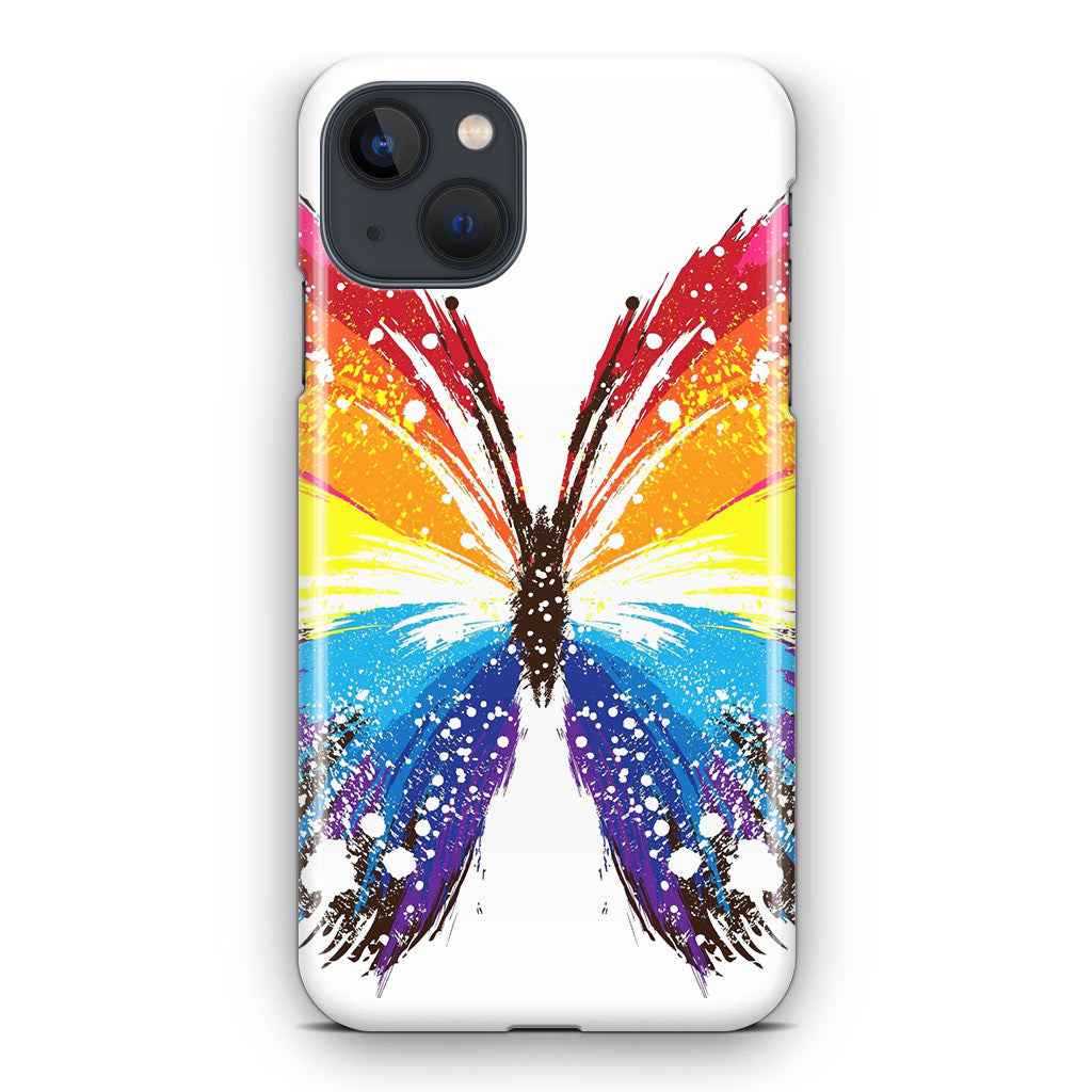 Butterfly Abstract Colorful iPhone 14 / 14 Plus Case