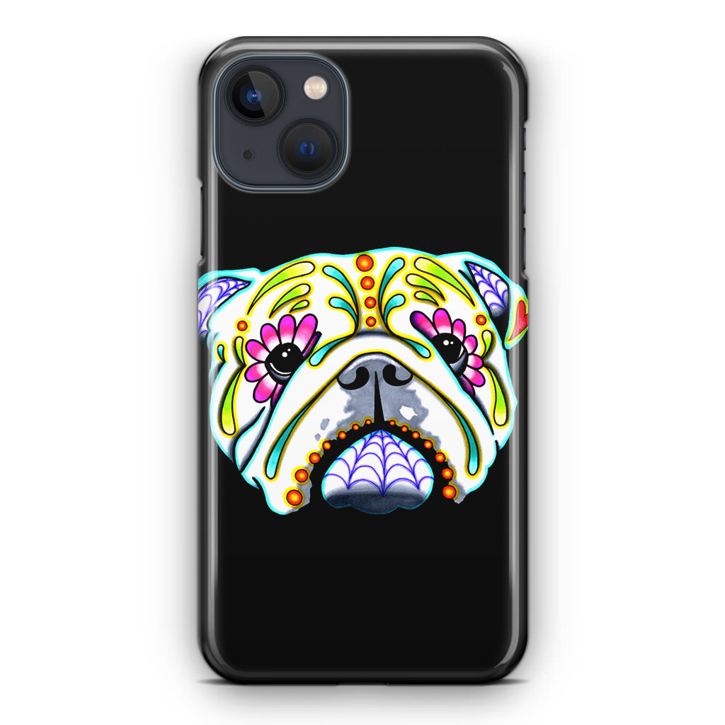 Colorful Bulldog Art iPhone 14 / 14 Plus Case