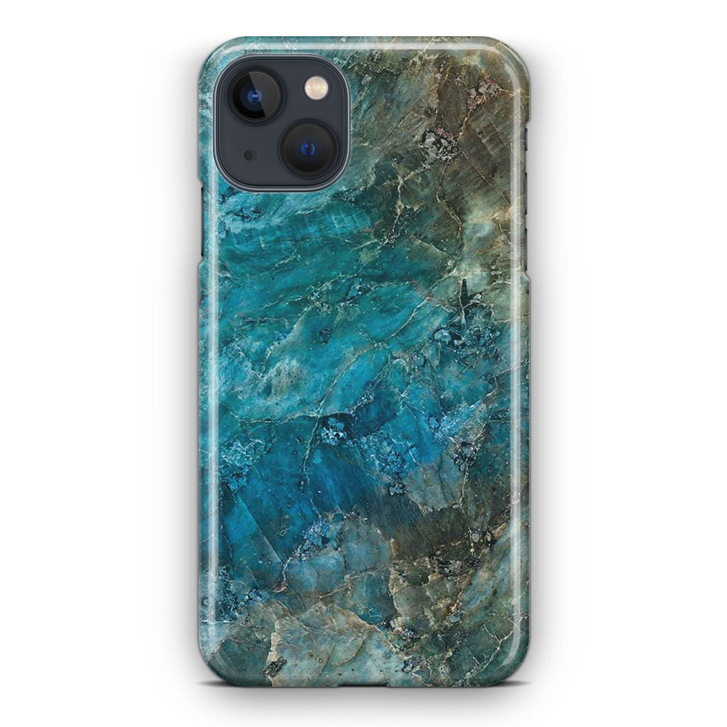 Deep Ocean Marble iPhone 14 / 14 Plus Case