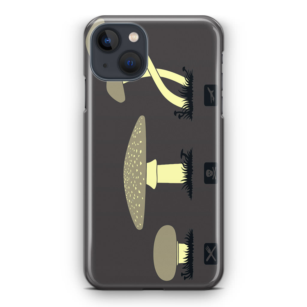 Mushroom Minimalism iPhone 14 / 14 Plus Case