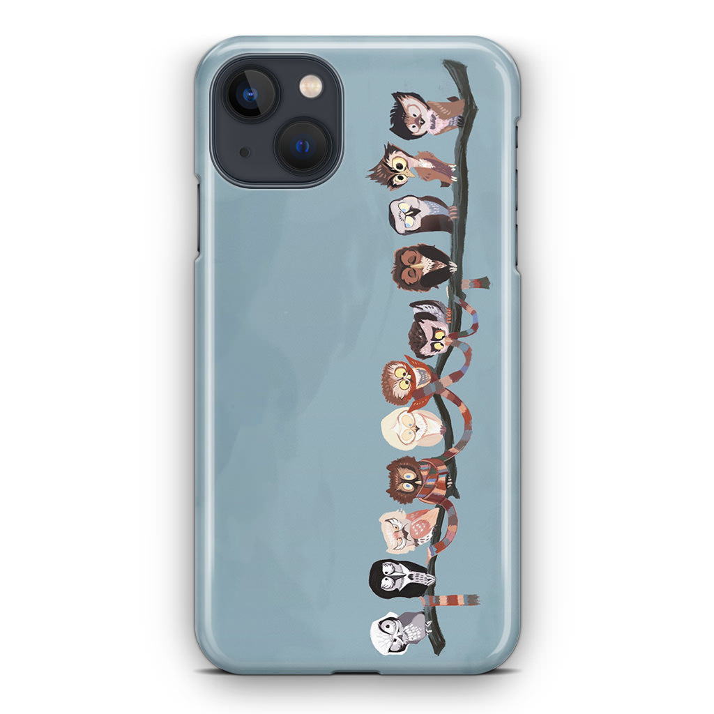 Owls on The Branch iPhone 14 / 14 Plus Case