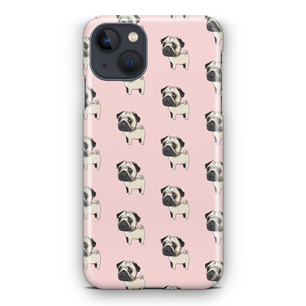 Pugs Pattern iPhone 15 / 15 Plus Case