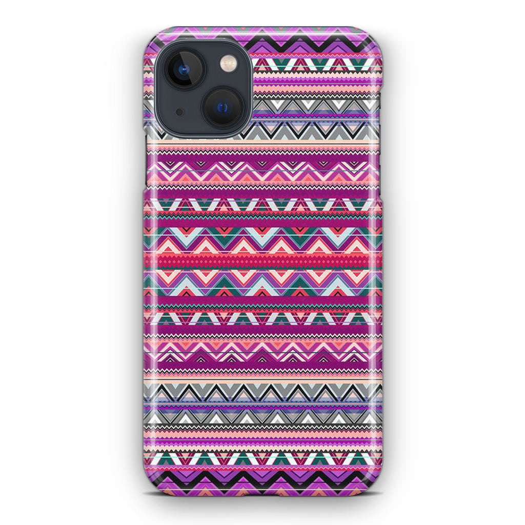 Purple Aztec Art iPhone 14 / 14 Plus Case