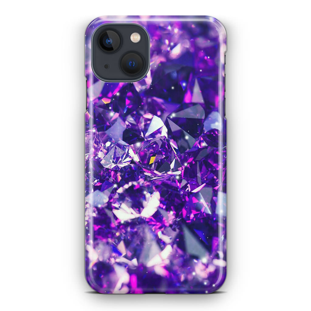 Purple Crystal iPhone 14 / 14 Plus Case