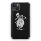Skeleton Rides Scooter iPhone 15 / 15 Plus Case