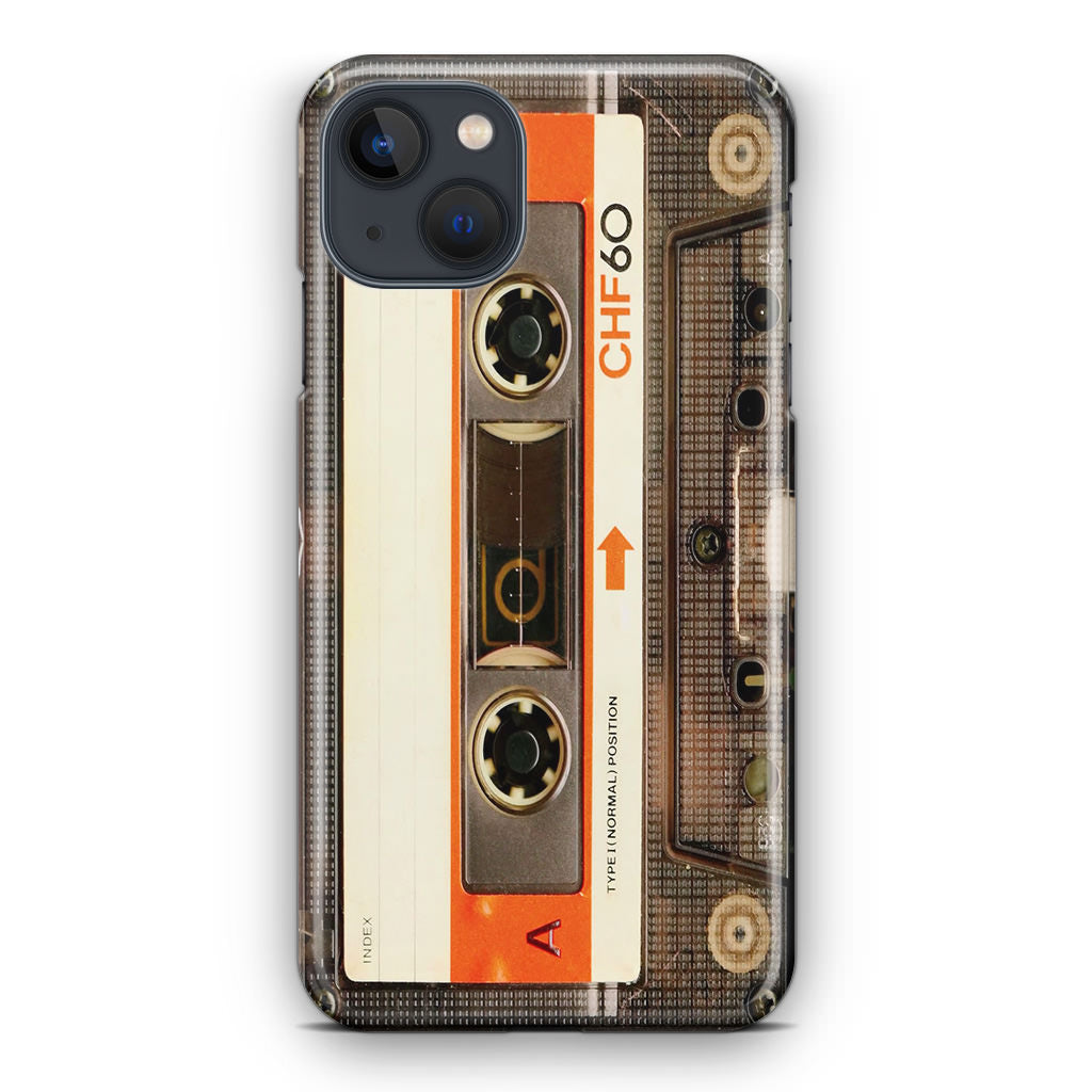 Vintage Audio Cassette iPhone 14 / 14 Plus Case