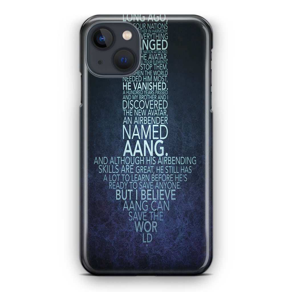 Avatar Quotes iPhone 14 / 14 Plus Case