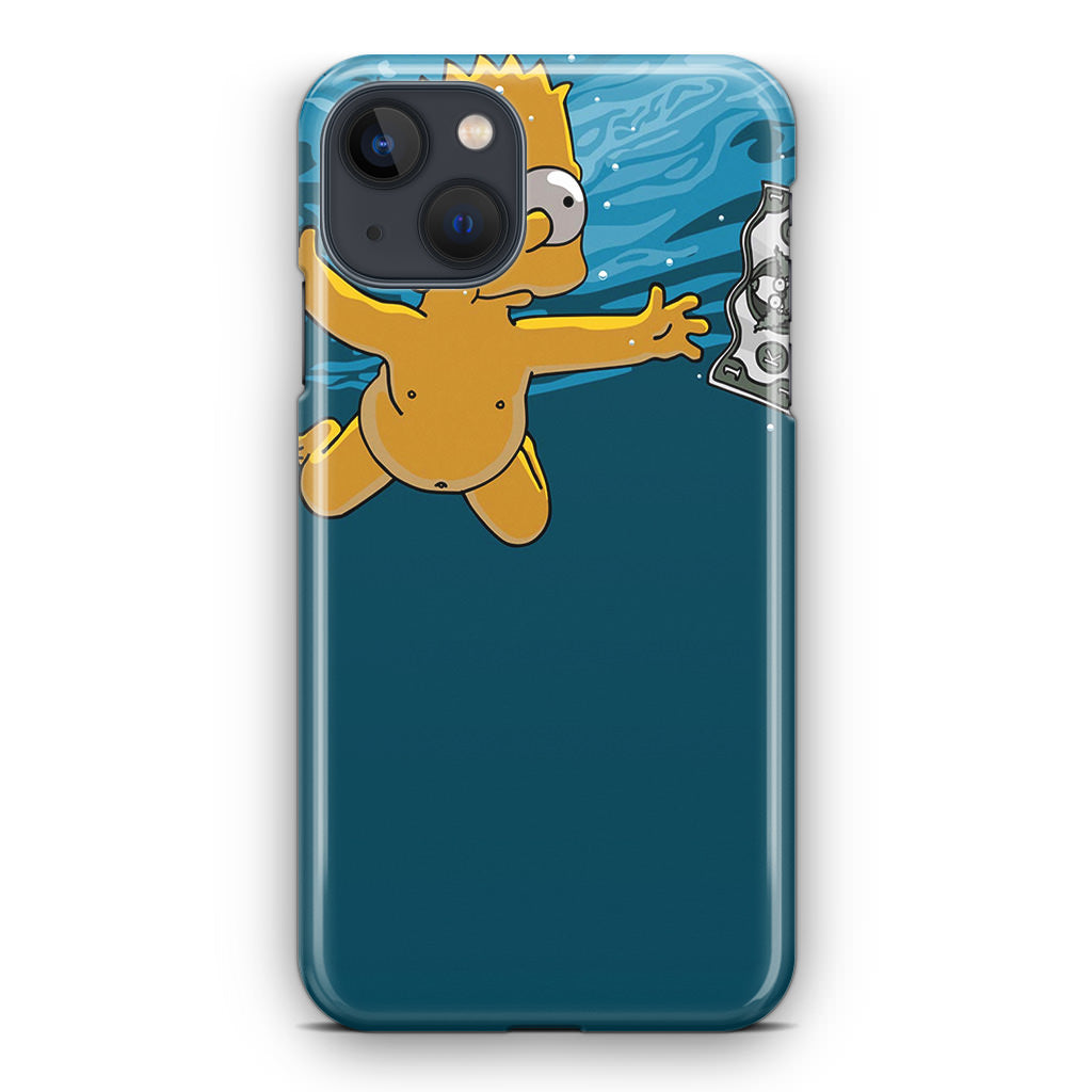 Bart Swimming For Money iPhone 14 / 14 Plus Case