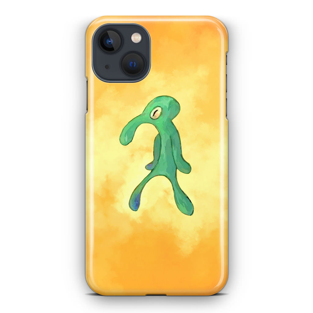 Bold and Brash Squidward Painting iPhone 14 / 14 Plus Case