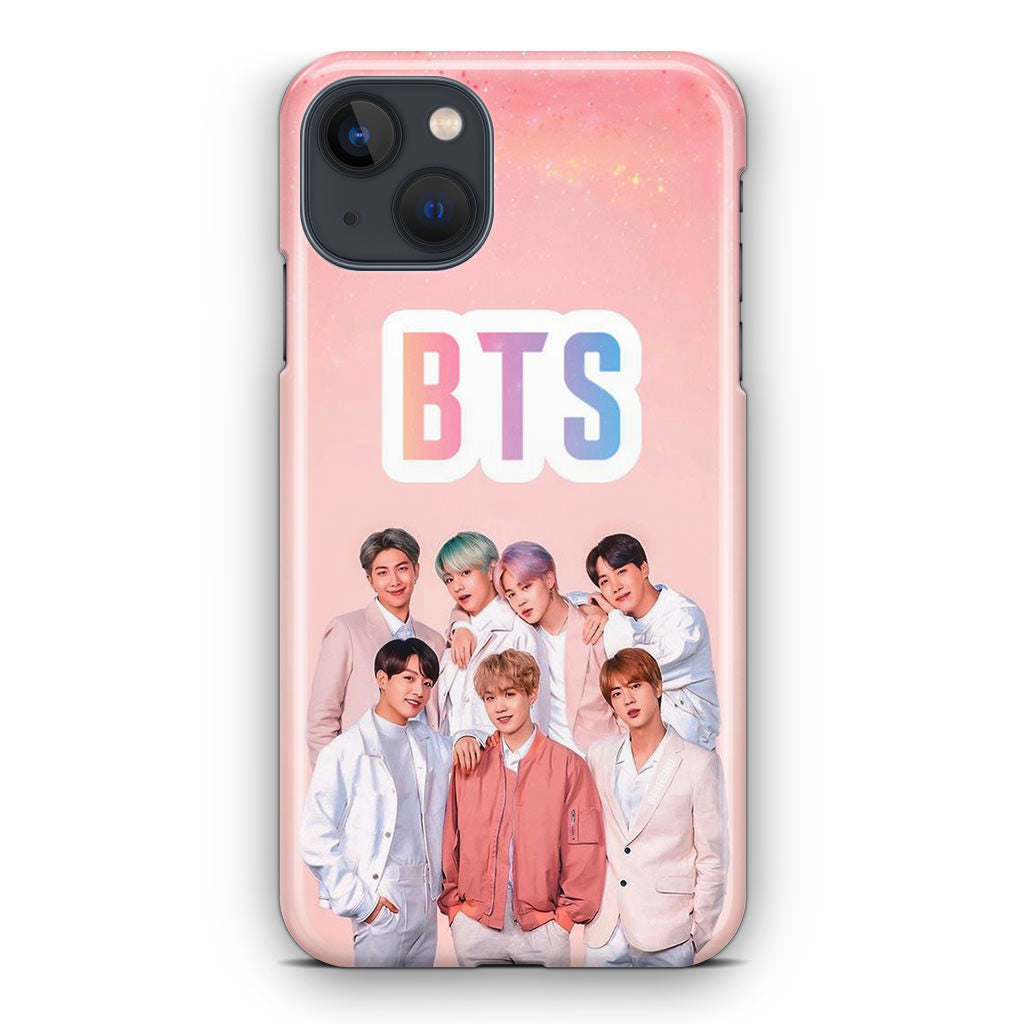 BTS Member in Pink iPhone 14 / 14 Plus Case