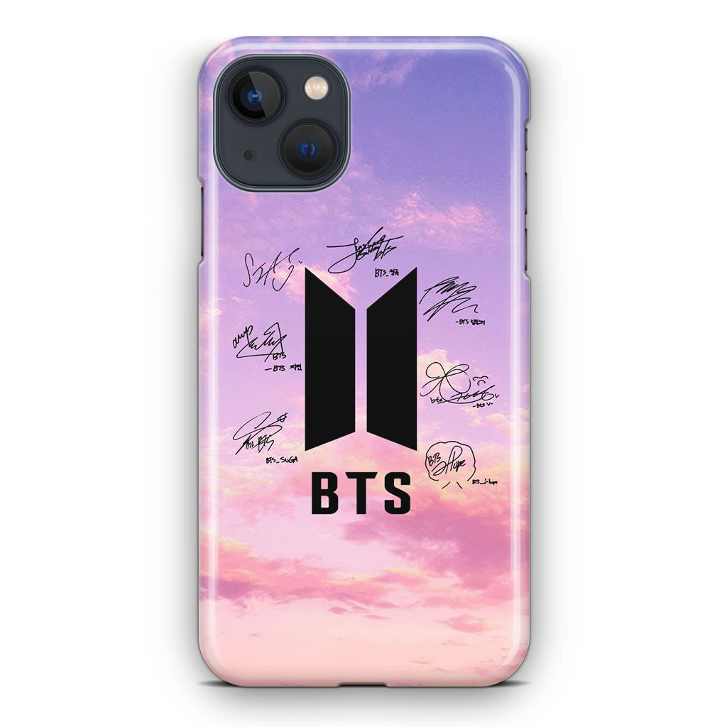 BTS Signature 2 iPhone 14 / 14 Plus Case