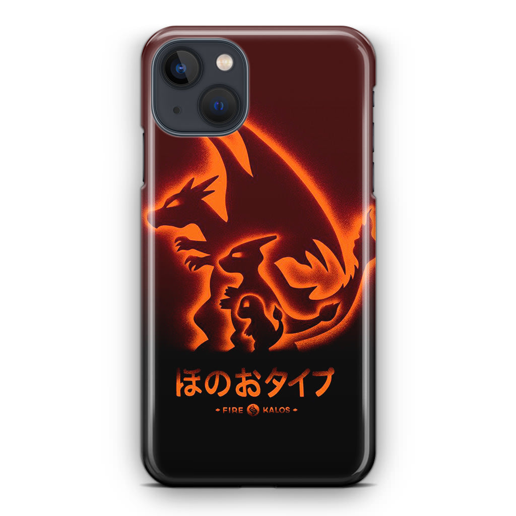 Charmander Charizard iPhone 14 / 14 Plus Case