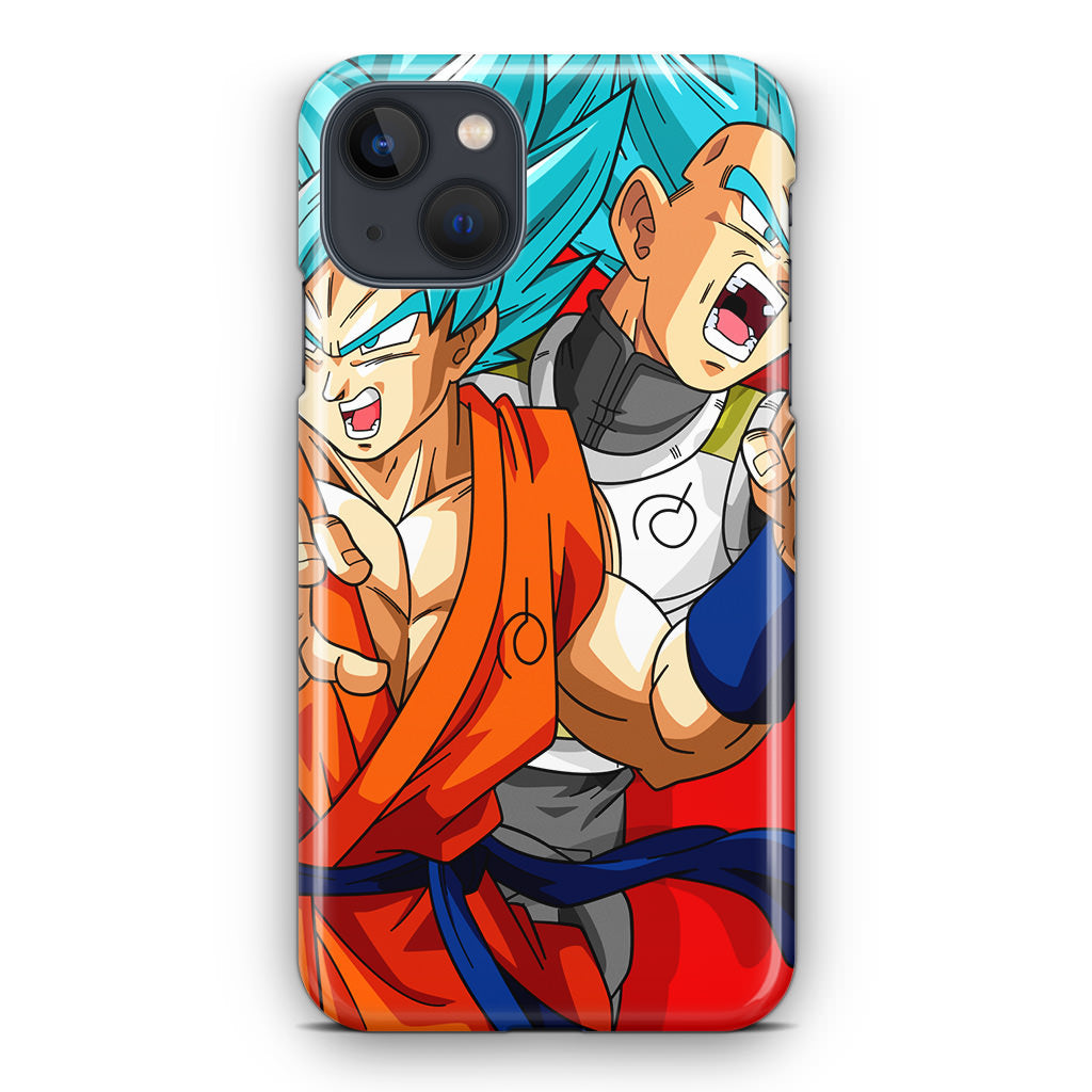 Dragon Ball Super SSGSS Goku And Vegeta iPhone 15 / 15 Plus Case