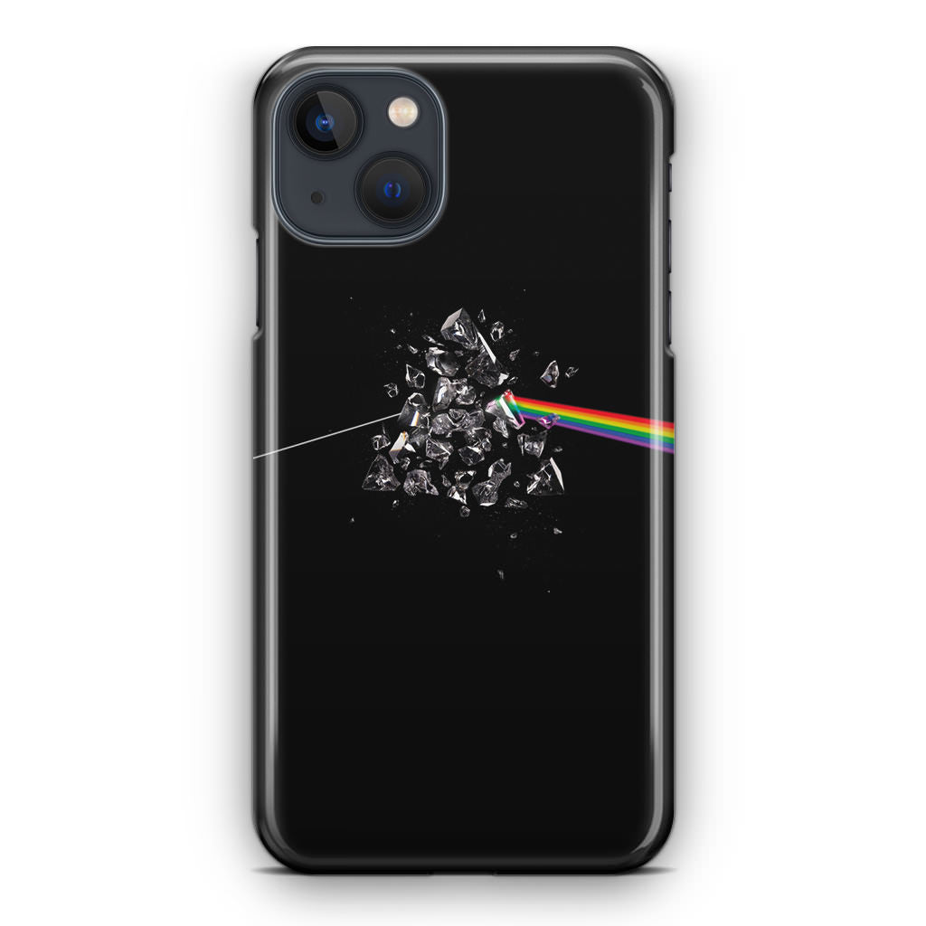 Glass Broken Light Refraction iPhone 14 / 14 Plus Case