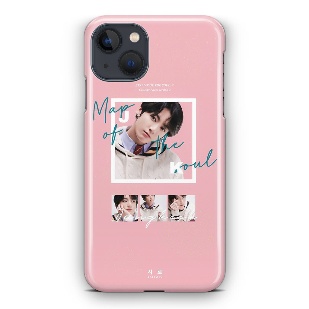 Jungkook Map Of The Soul BTS iPhone 14 / 14 Plus Case