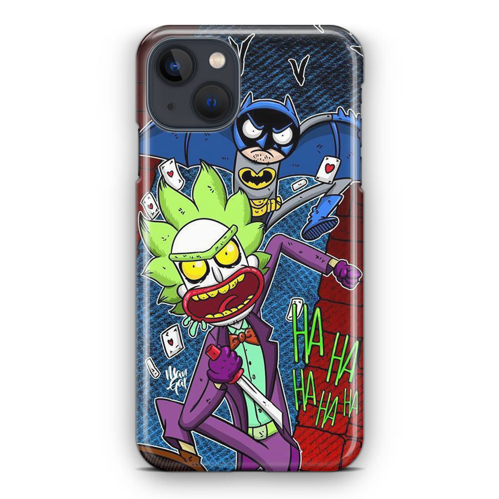 Rick And Morty Bat And Joker Clown iPhone 15 / 15 Plus Case