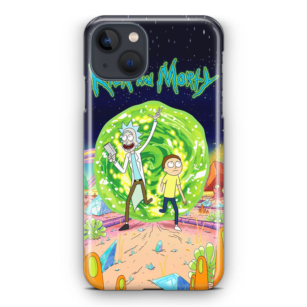 Rick And Morty Portal Gun iPhone 14 / 14 Plus Case