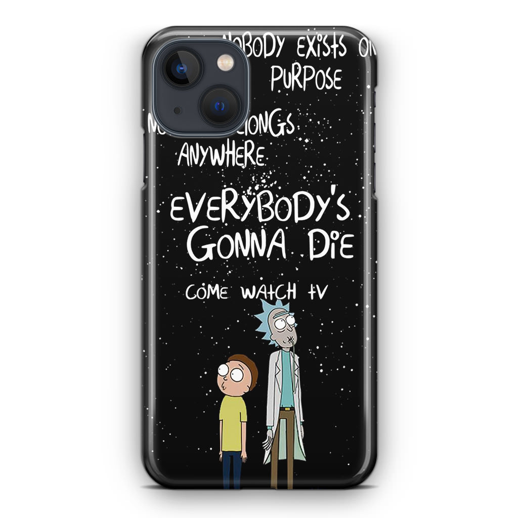 Rick And Morty Quotes iPhone 15 / 15 Plus Case