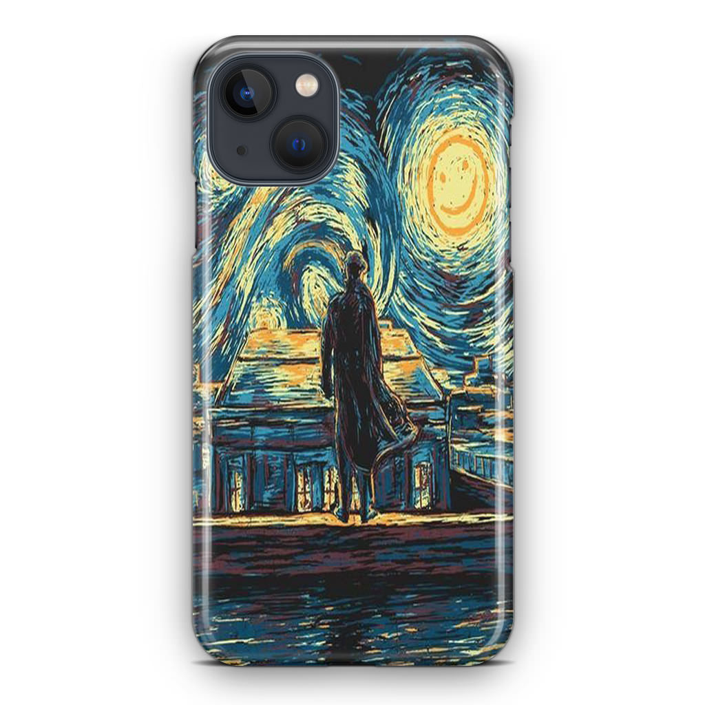 Sherlock Starry Night iPhone 14 / 14 Plus Case