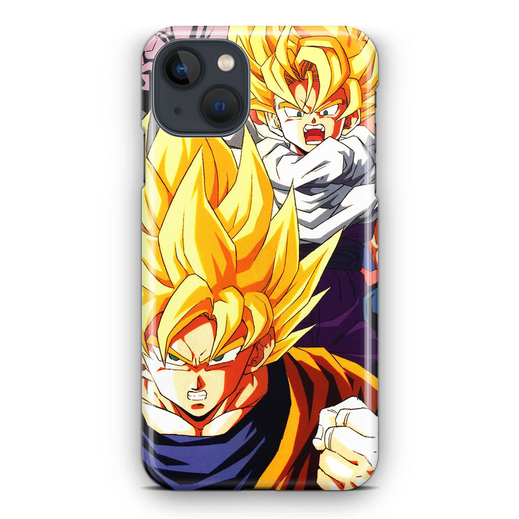 Super Saiyan Goku And Gohan iPhone 14 / 14 Plus Case