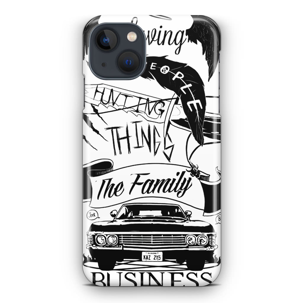 Supernatural Family Business Saving People iPhone 14 / 14 Plus Case