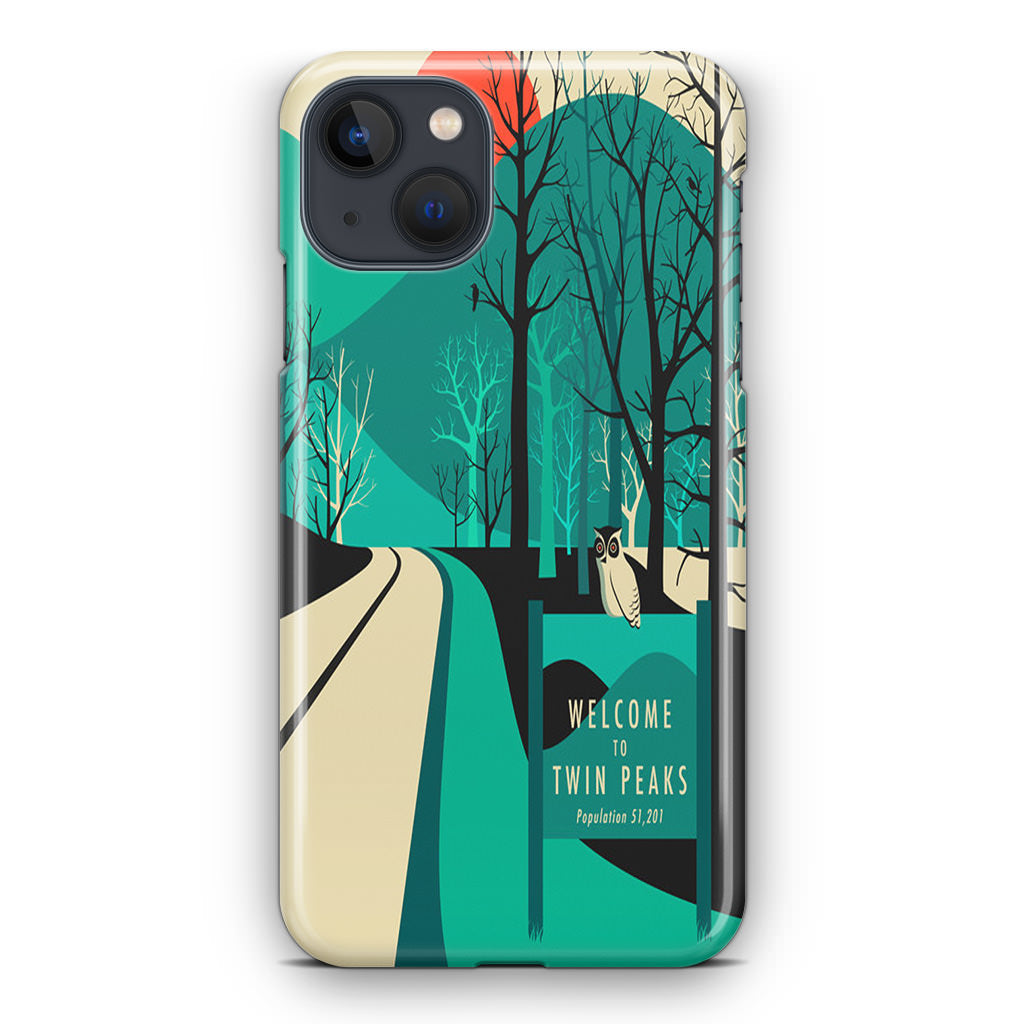 Welcome To Twin Peaks iPhone 14 / 14 Plus Case