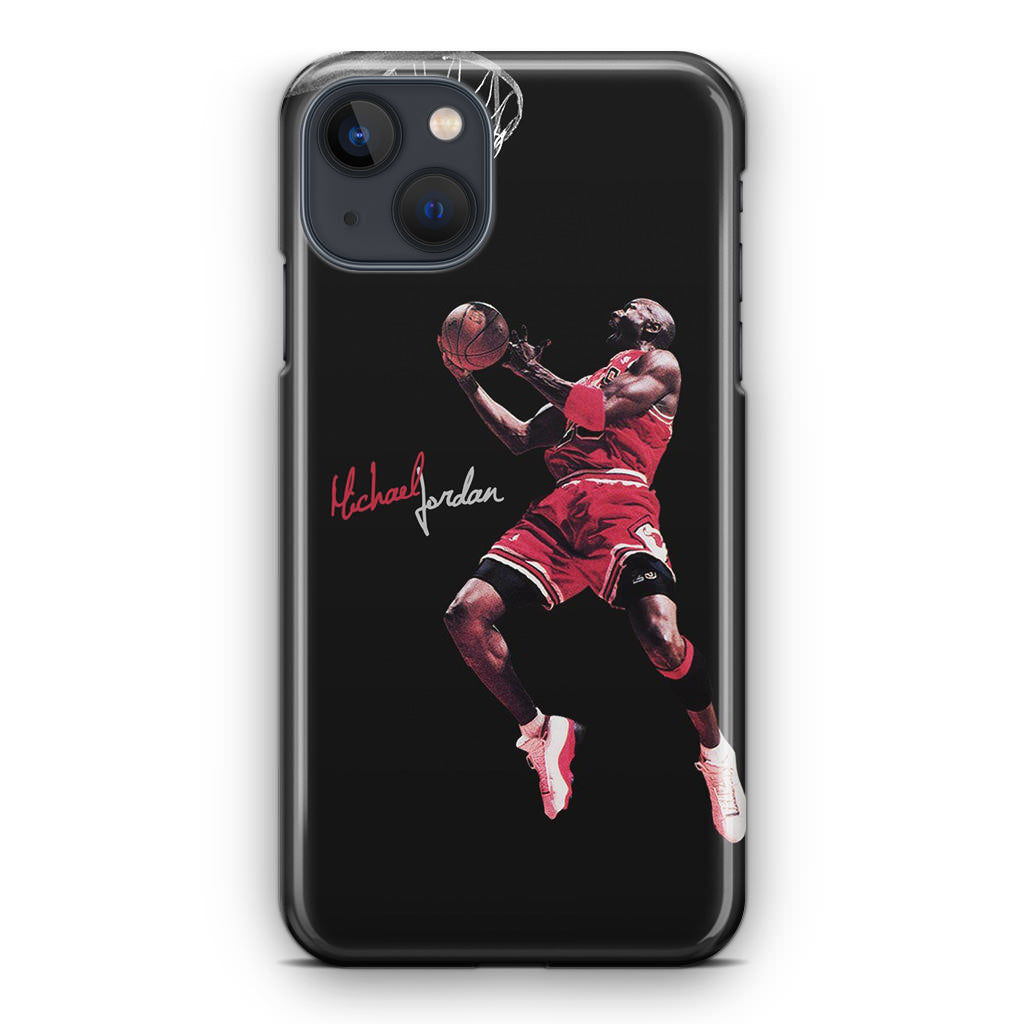 Michael Jordan Epic Jump iPhone 14 / 14 Plus Case