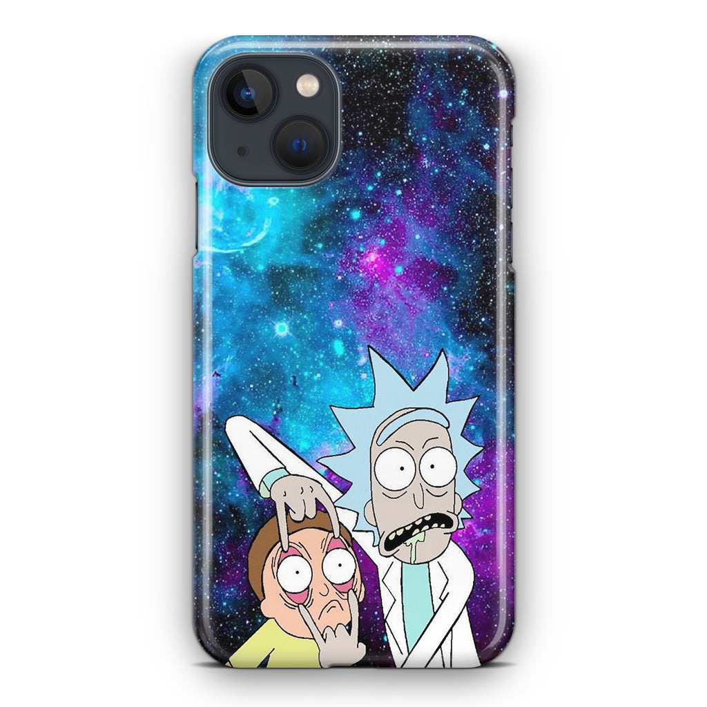 Rick And Morty Open Your Eyes iPhone 14 / 14 Plus Case