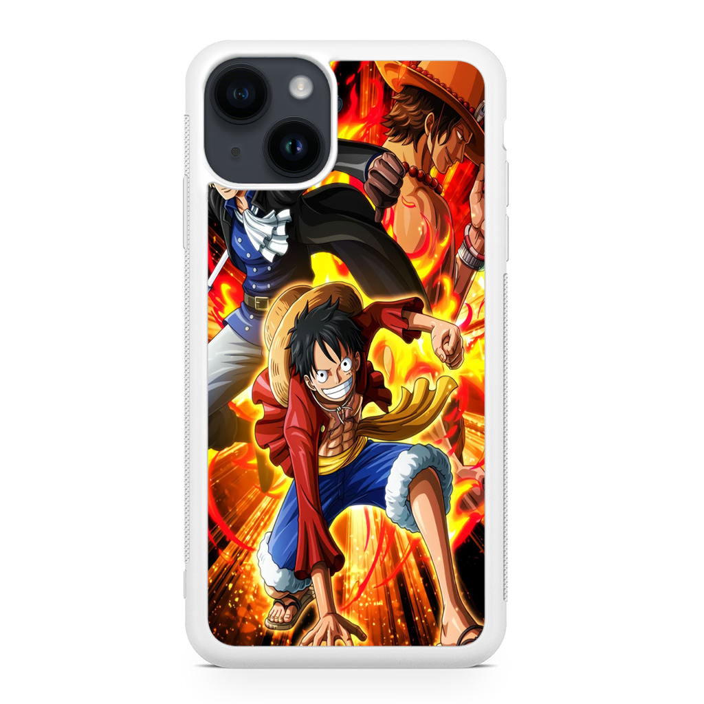 Ace Sabo Luffy Brotherhood iPhone 14 / 14 Plus Case