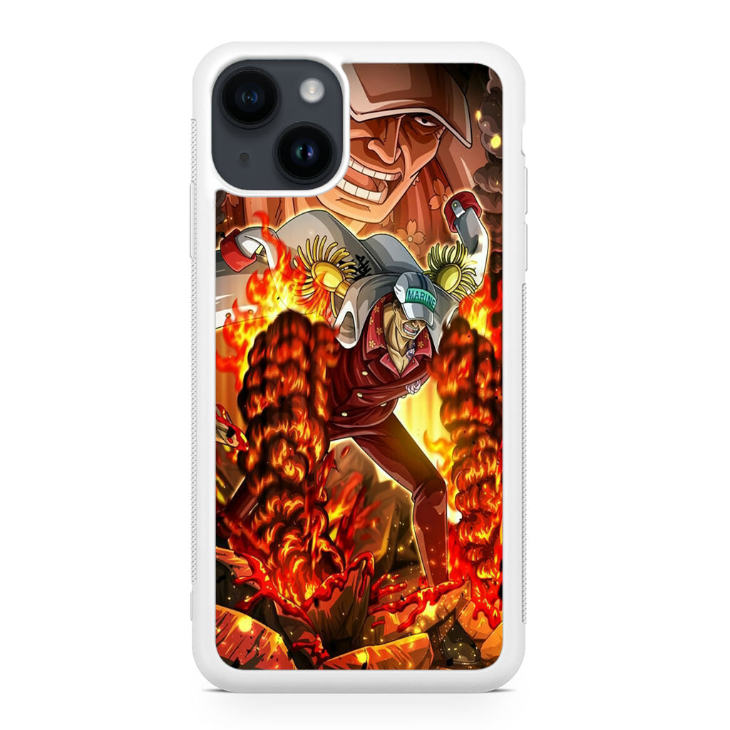 Akainu Exploding Volcano iPhone 14 / 14 Plus Case