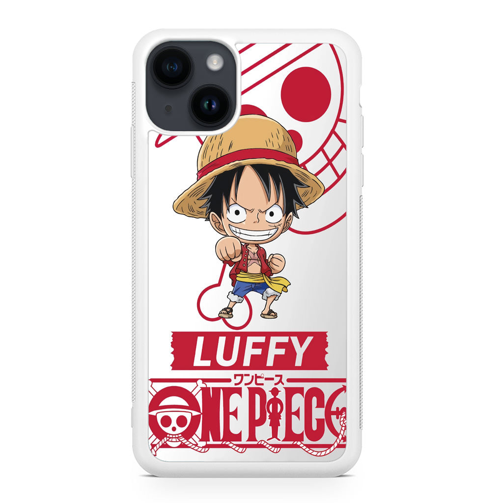 Chibi Luffy iPhone 14 / 14 Plus Case