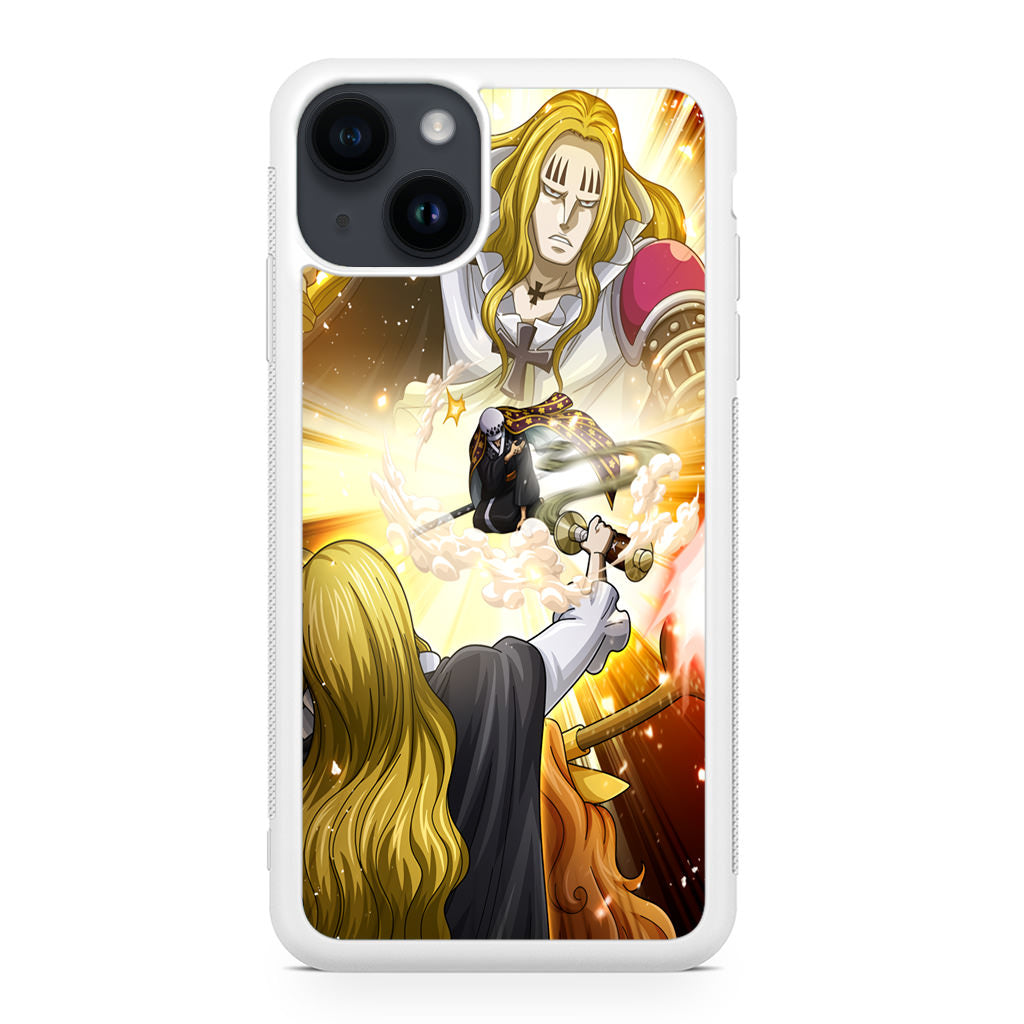 Hawkins Attacks Trafalgar Law iPhone 14 / 14 Plus Case