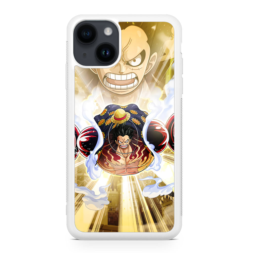 Luffy Flying Bounce Man iPhone 14 / 14 Plus Case