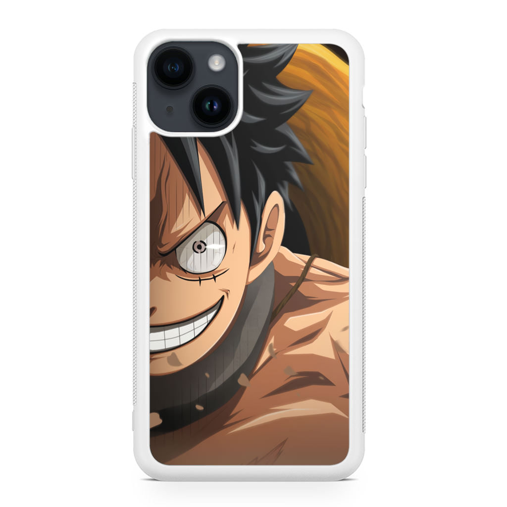 Luffy Half Smile iPhone 14 / 14 Plus Case