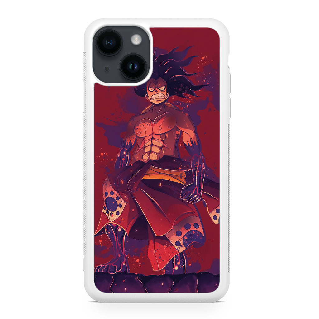 Luffy Snake Man Art iPhone 14 / 14 Plus Case