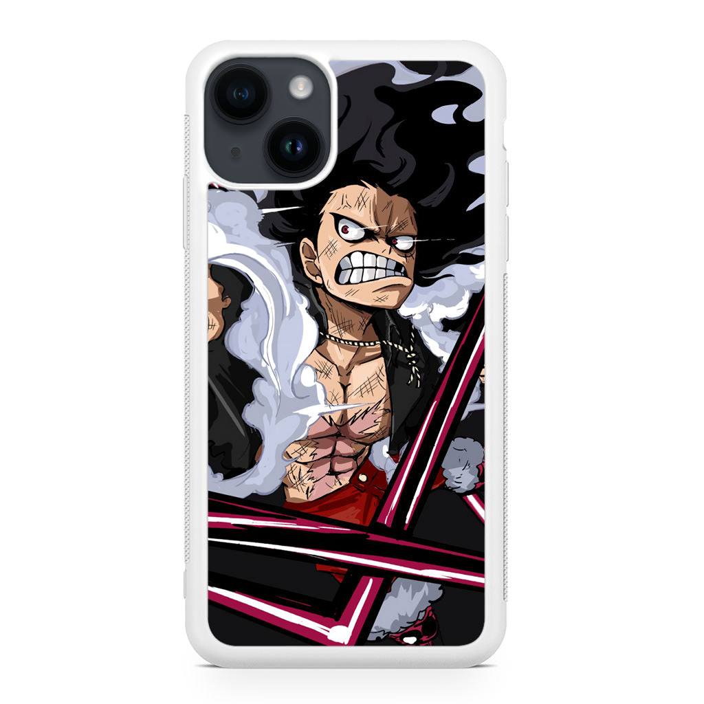 Luffy Snake Man Culverin Art iPhone 15 / 15 Plus Case