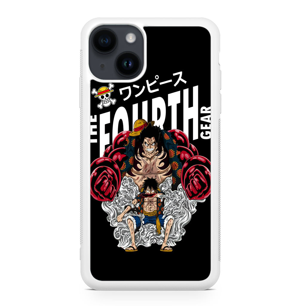 Luffy The Fourth Gear Black iPhone 14 / 14 Plus Case