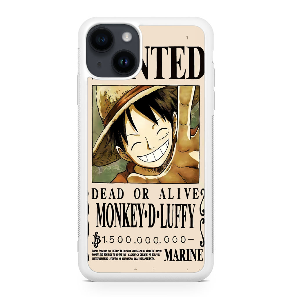 Monkey D Luffy Bounty iPhone 14 / 14 Plus Case
