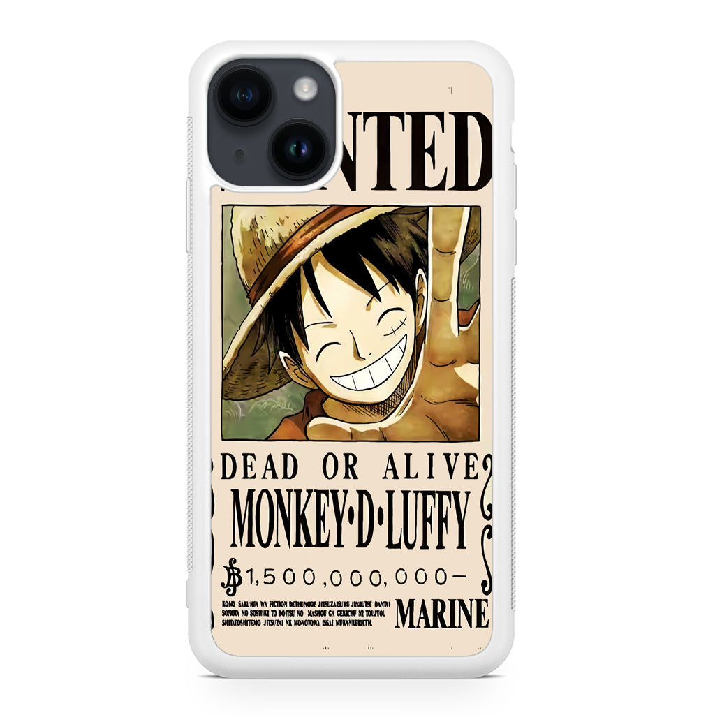 Monkey D Luffy Bounty iPhone 15 / 15 Plus Case