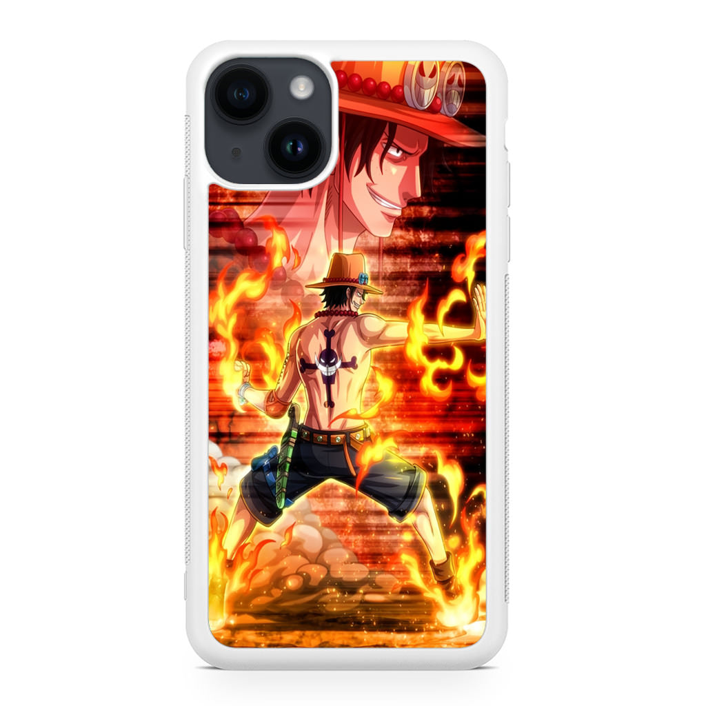 Portgas D Ace One Piece iPhone 14 / 14 Plus Case