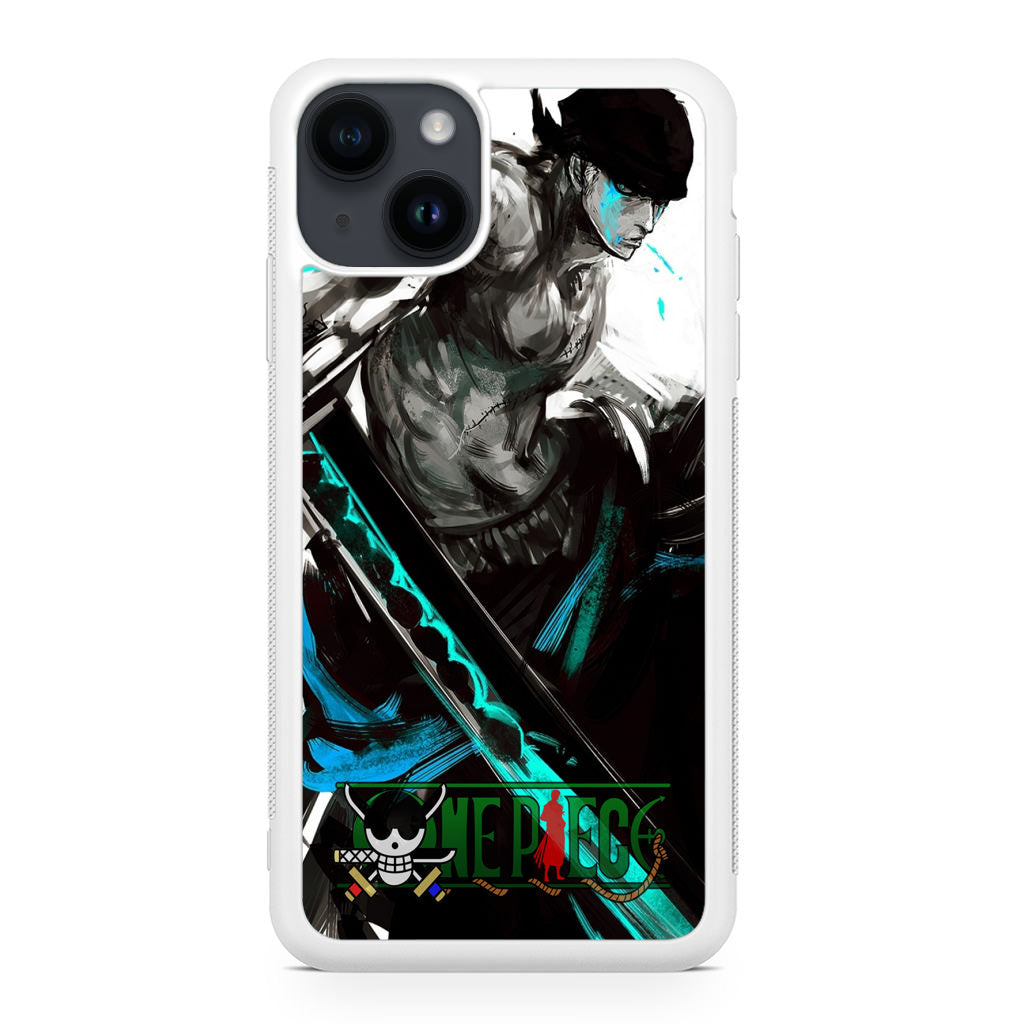 Roronoa Zoro One Piece iPhone 14 / 14 Plus Case