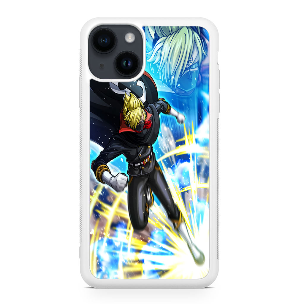 Sanji In Stealth Black Suit iPhone 14 / 14 Plus Case