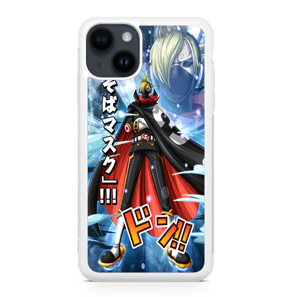 Stealth Black Sanji iPhone 14 / 14 Plus Case