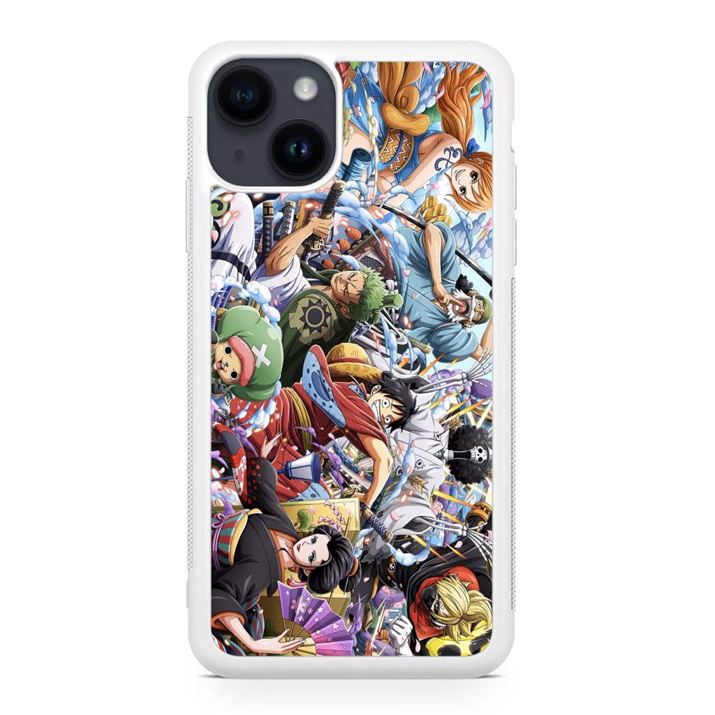 Straw Hat Pirates Arc Wano iPhone 15 / 15 Plus Case