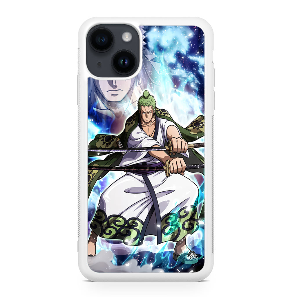 Zoro Two-Sword Style Arc Wano iPhone 15 / 15 Plus Case