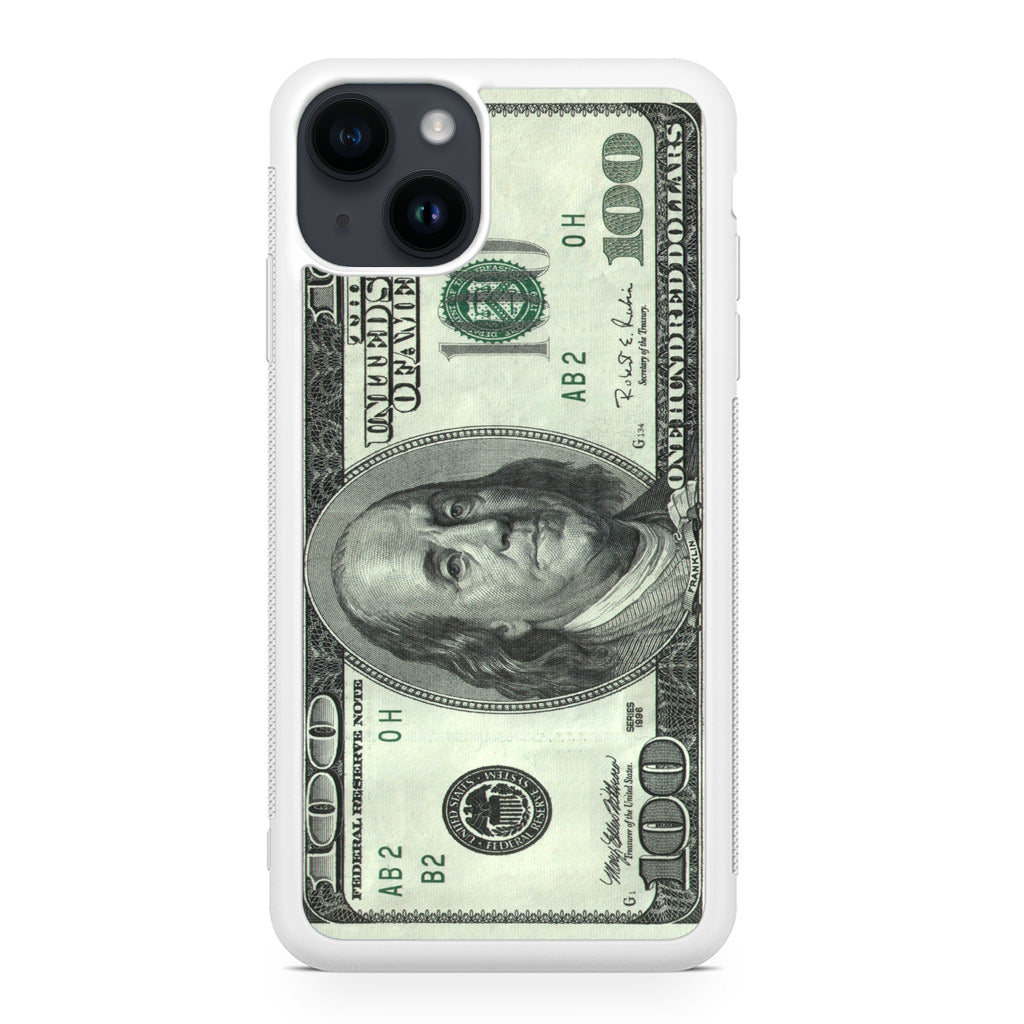 100 Dollar iPhone 15 / 15 Plus Case