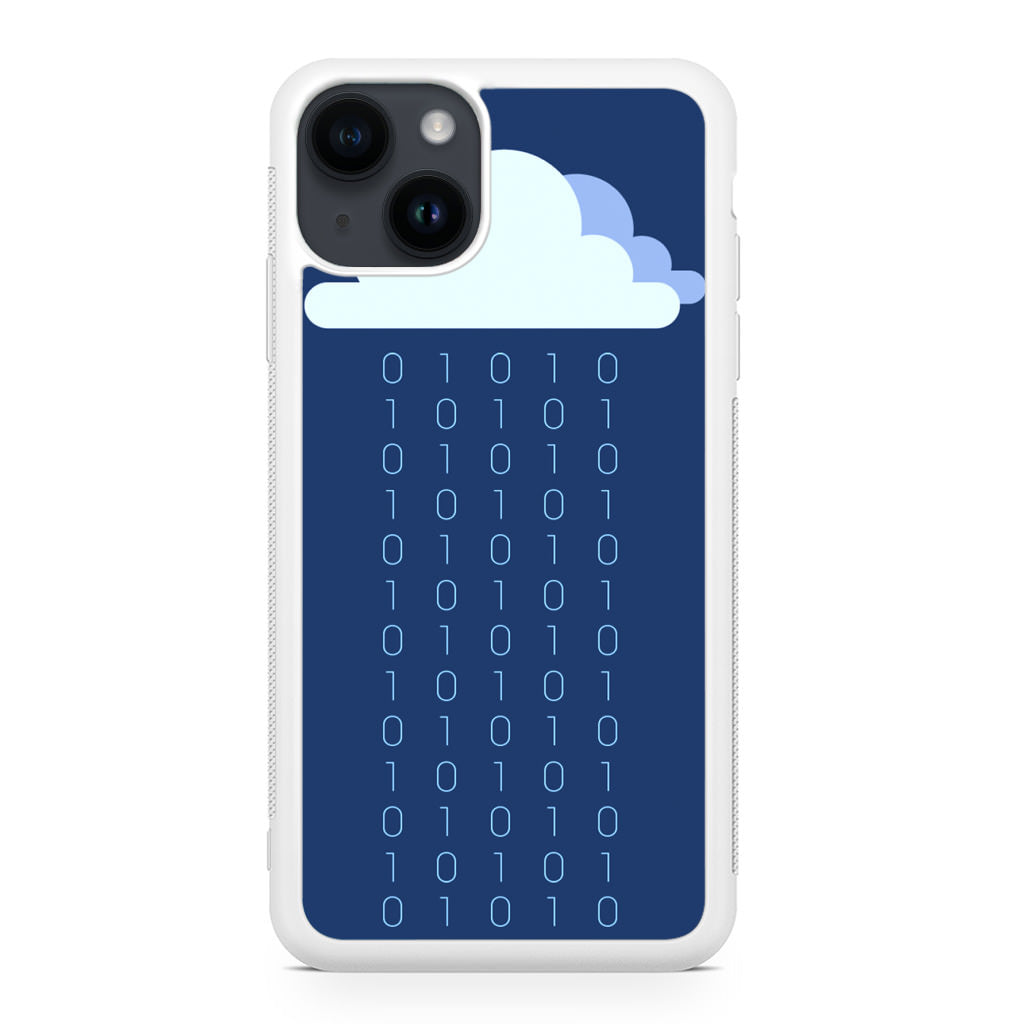 Abstract Binary Minimalist iPhone 14 / 14 Plus Case